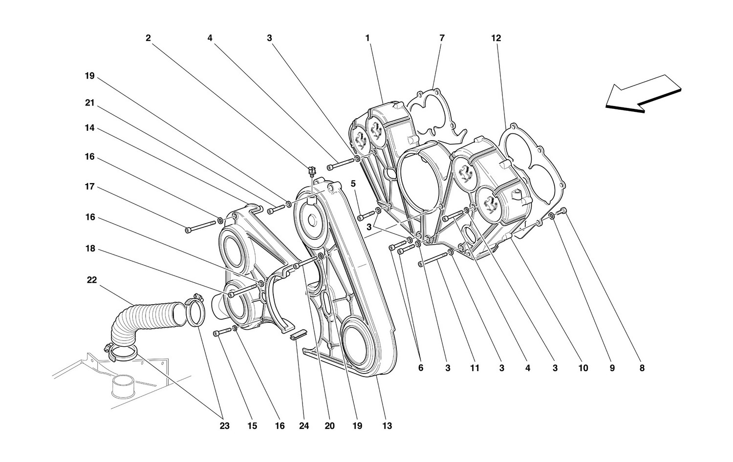 Schematic: Engine Covers