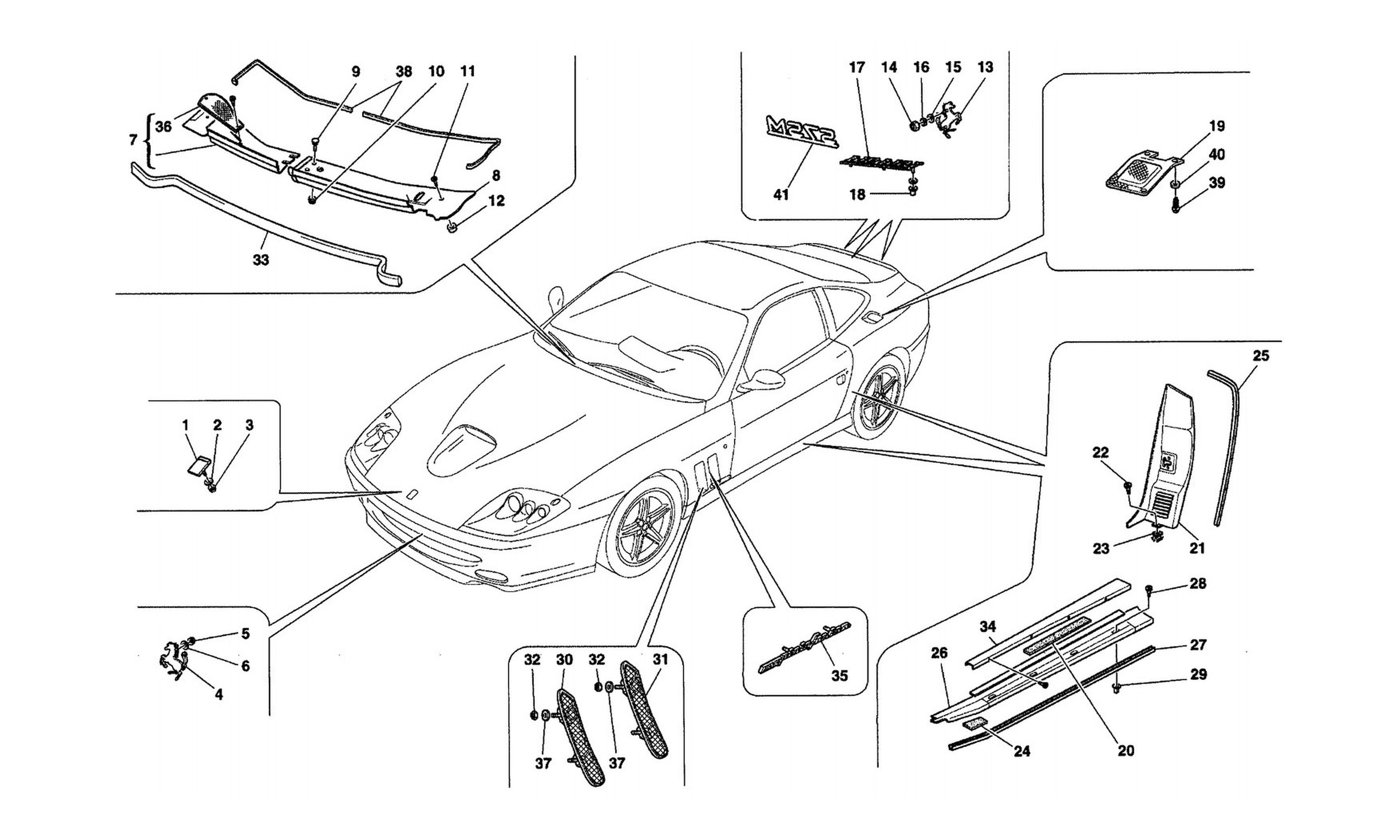 Schematic: Outside Finishings