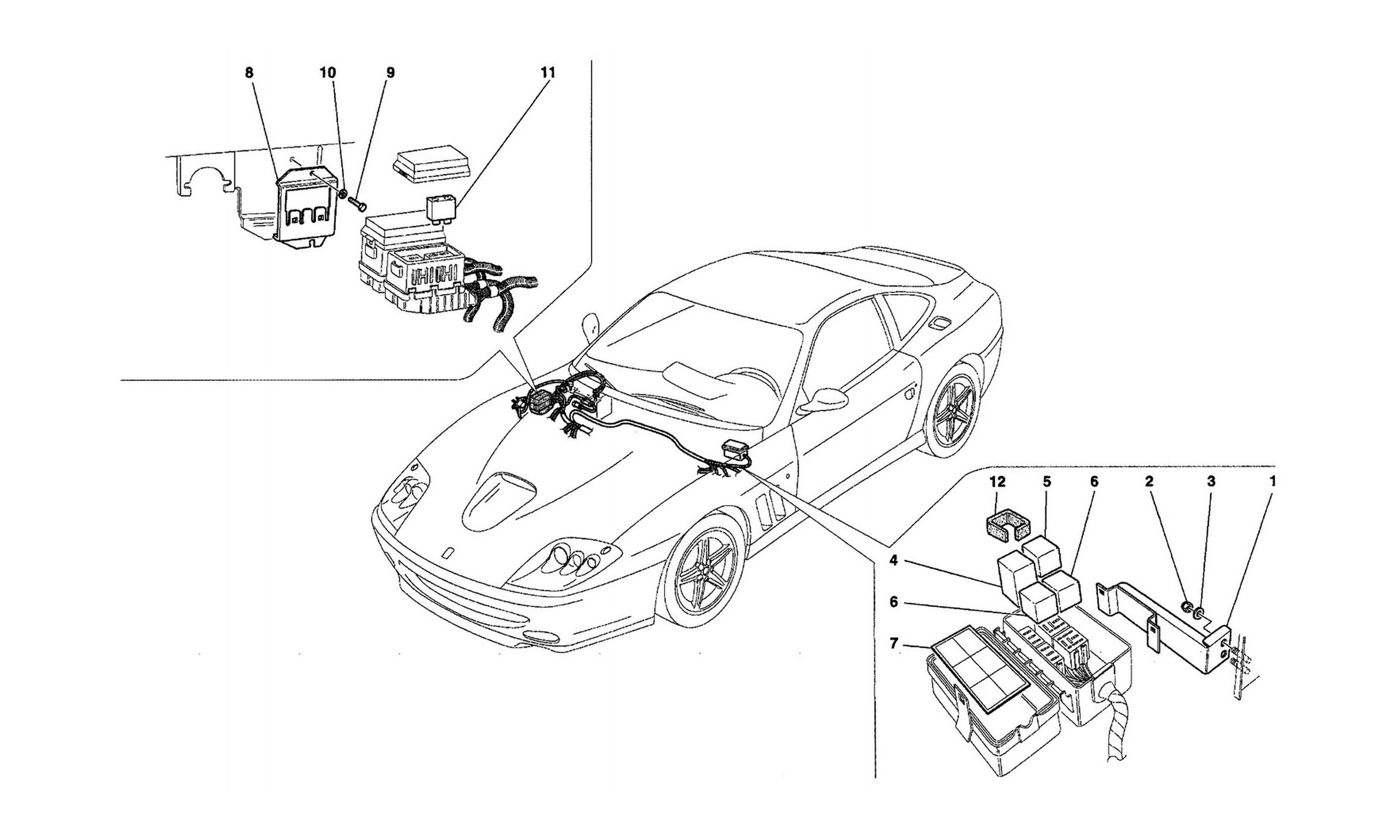 Schematic: Motor Compartments Control Stations