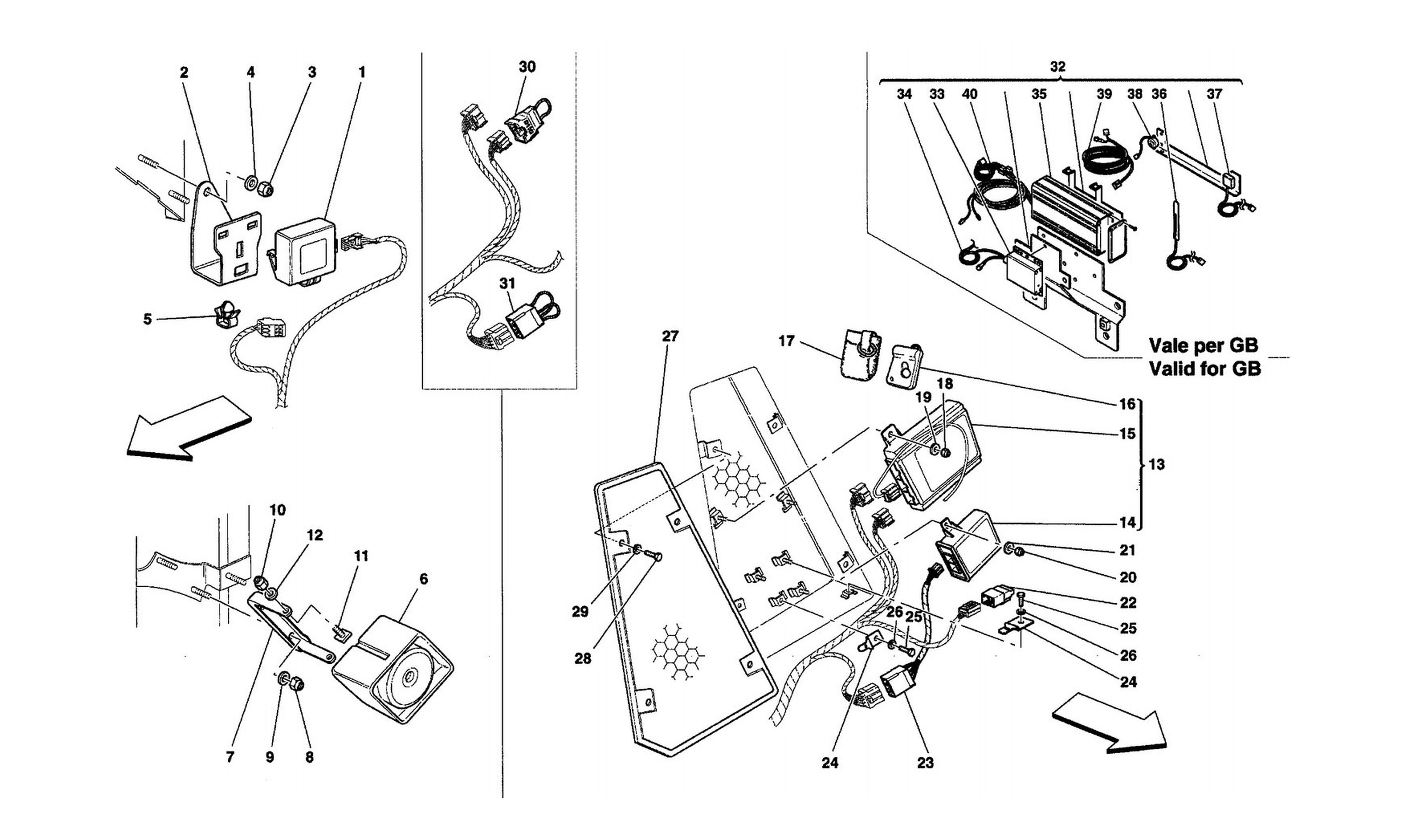 Schematic: Anti-Theft Electrical Boards And Devices