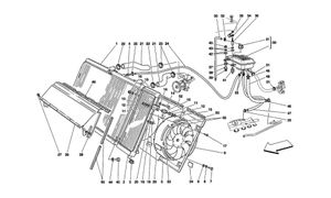 Cooling System - Radiator And Nourice