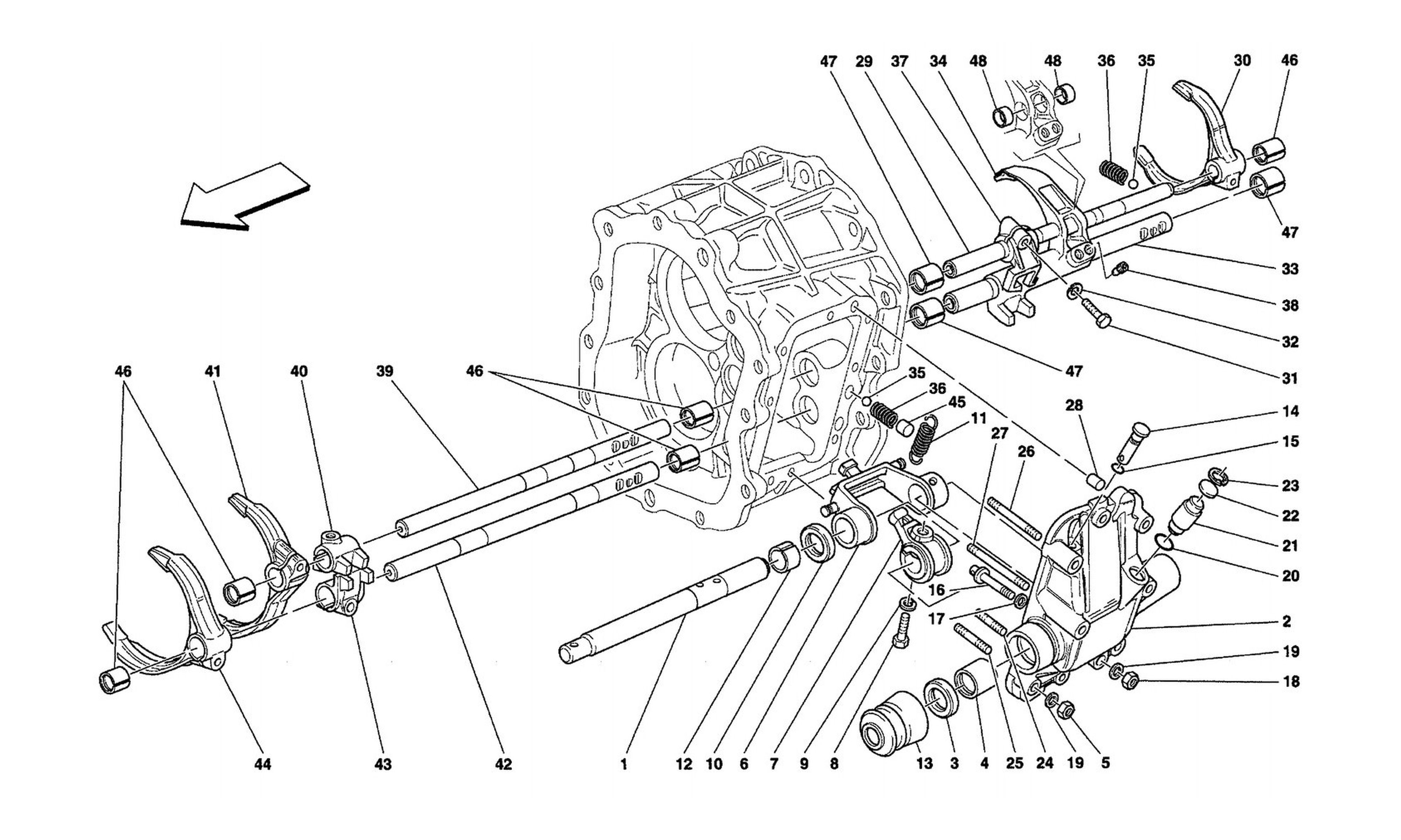 Schematic: Inside Gearbox Controls -Not For F1-