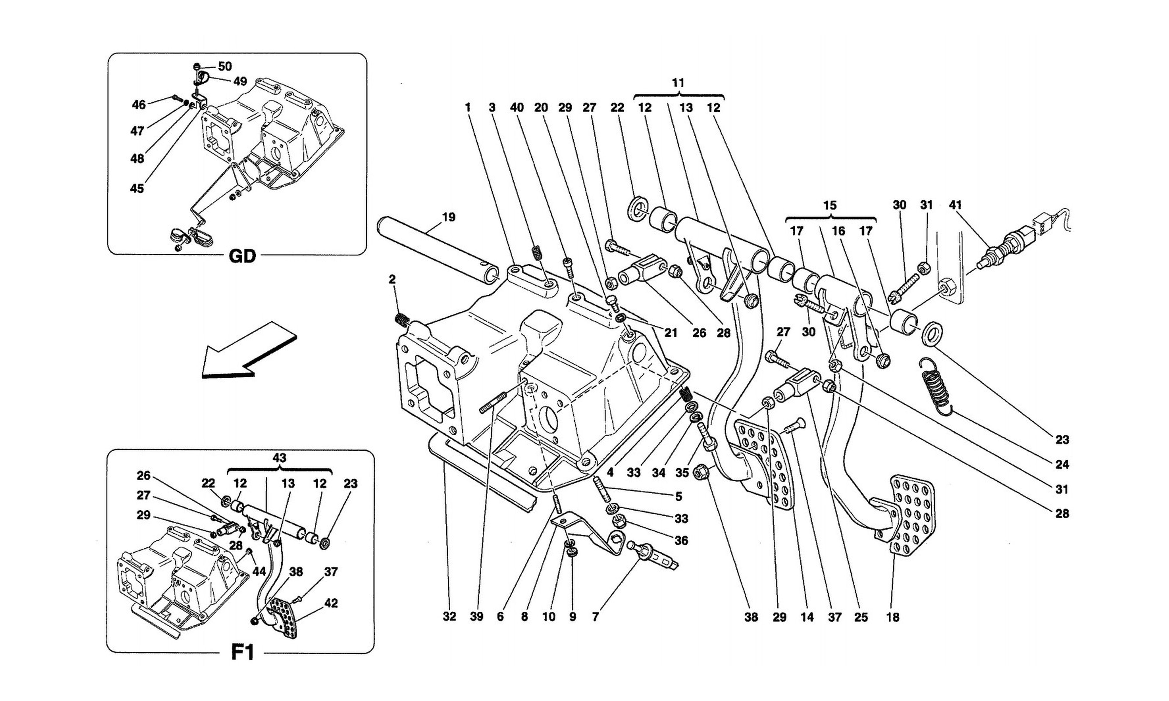 Schematic: Pedals