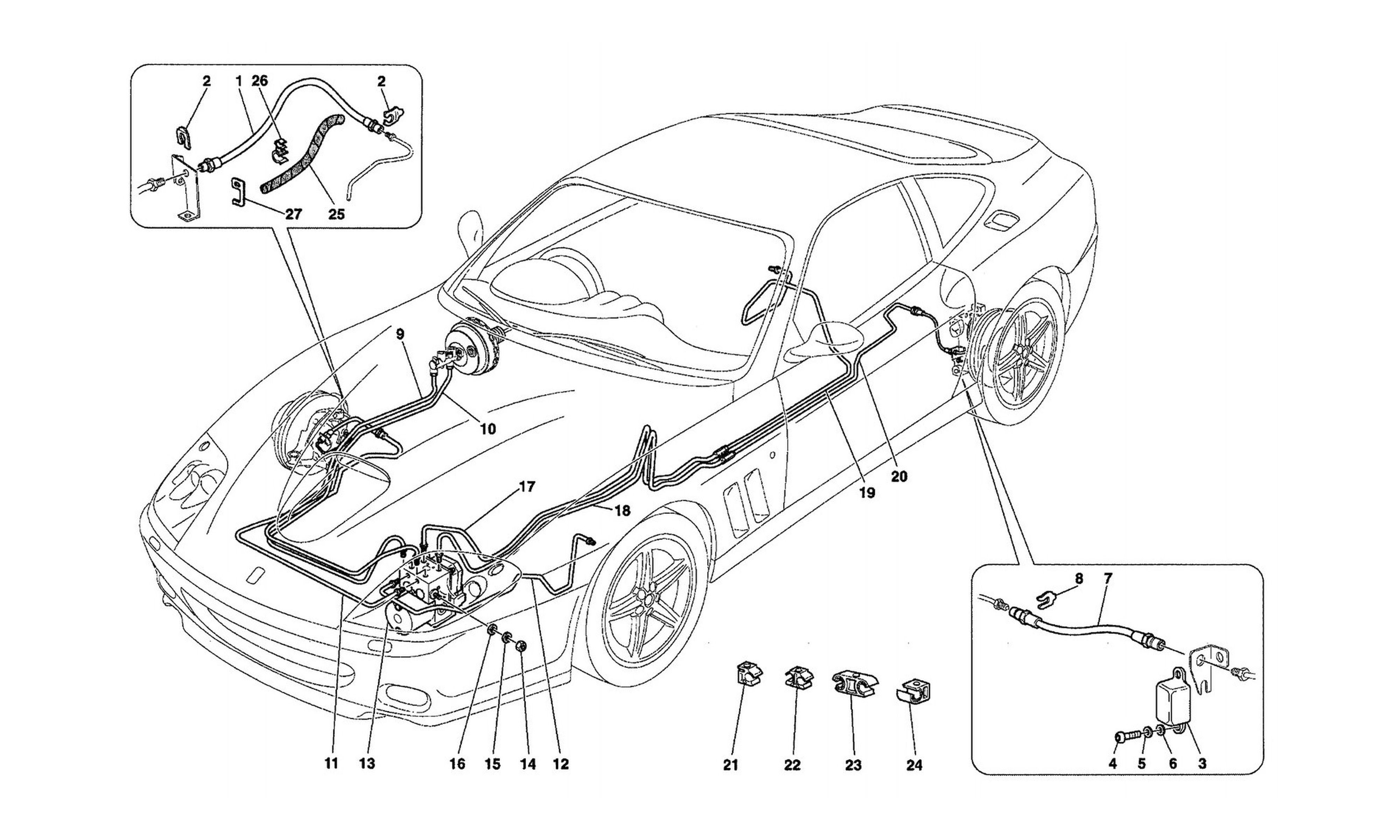 Schematic: Brake System -Rhd