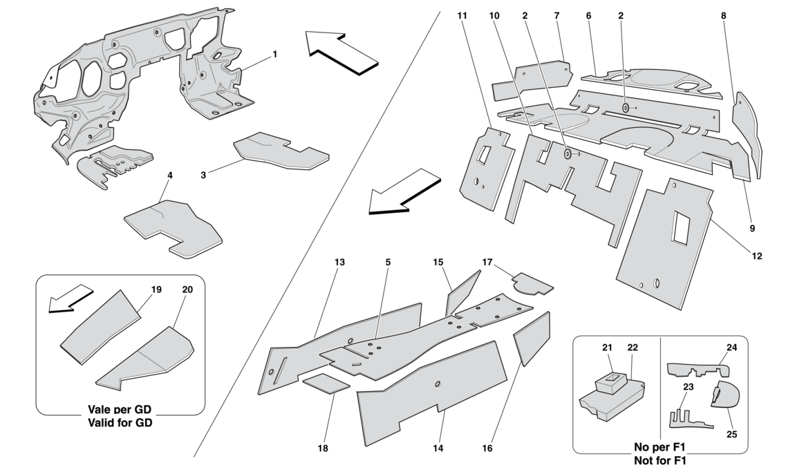 Schematic: Passenger Compartment Insulation