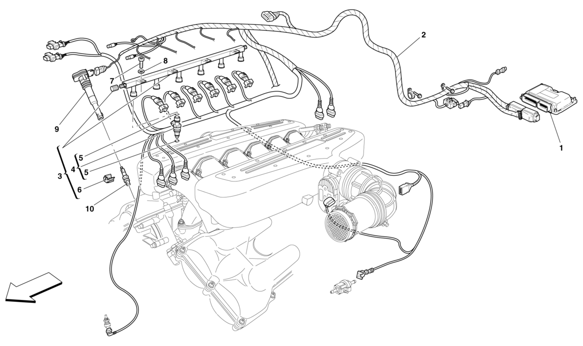 Schematic: Injection - Ignition System