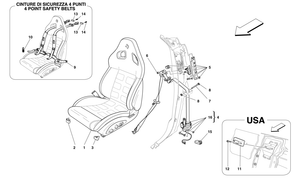 Complete Front Seat And Seat Belts