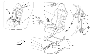 Front Racing Seat - Rails And Mechanism -Not For Usa And Cdn-