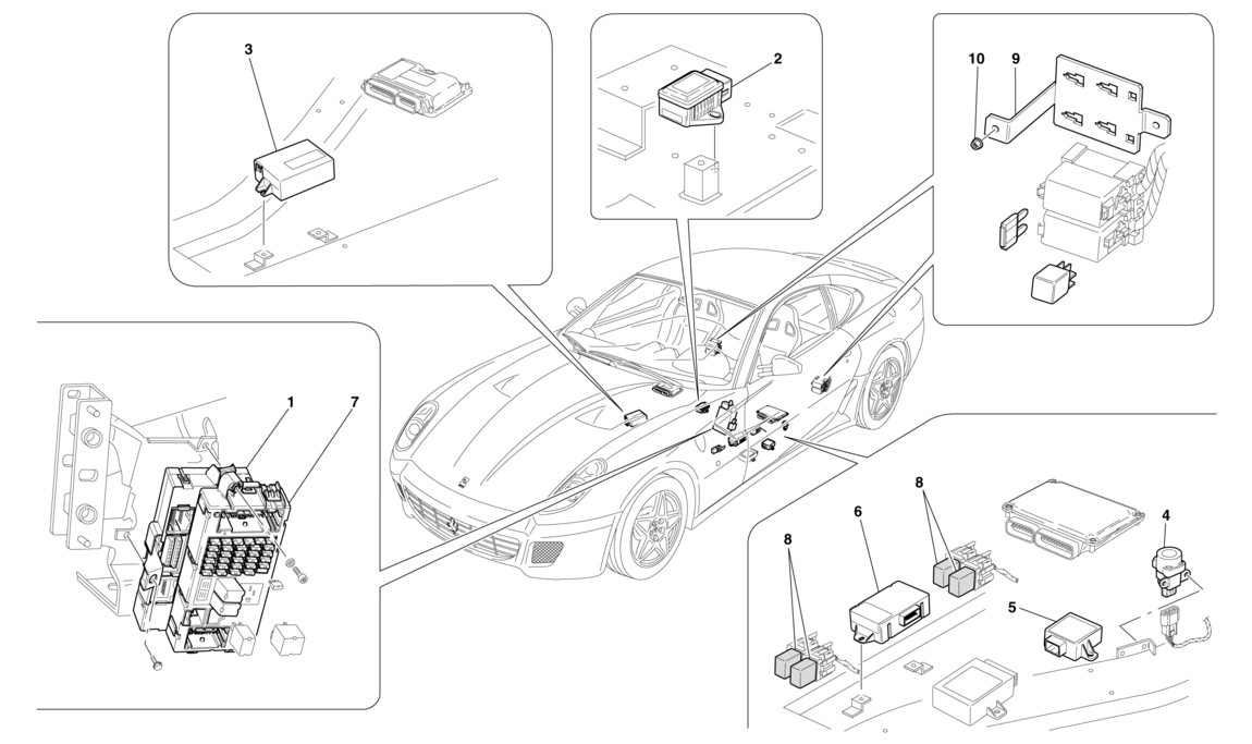 Schematic: Passenger Compartment Ecus