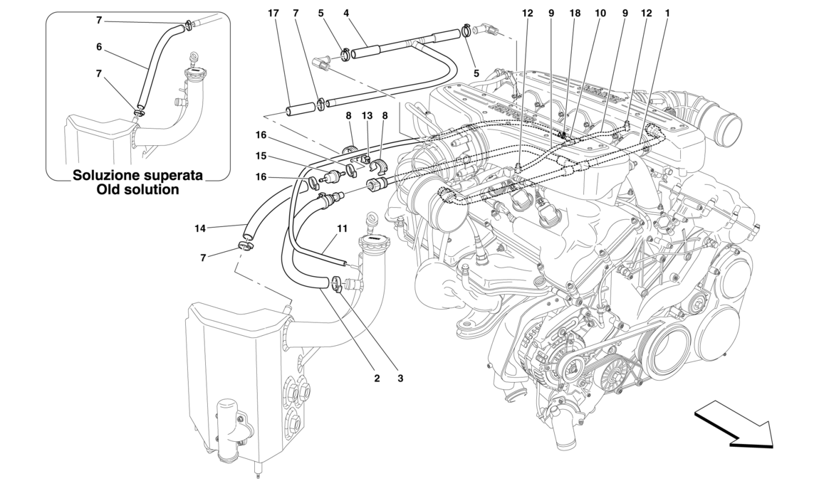 Schematic: Blow-By System