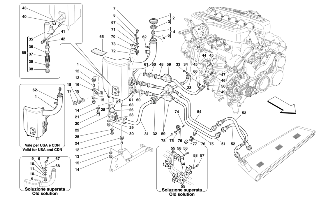 Schematic: Lubrication System - Tank