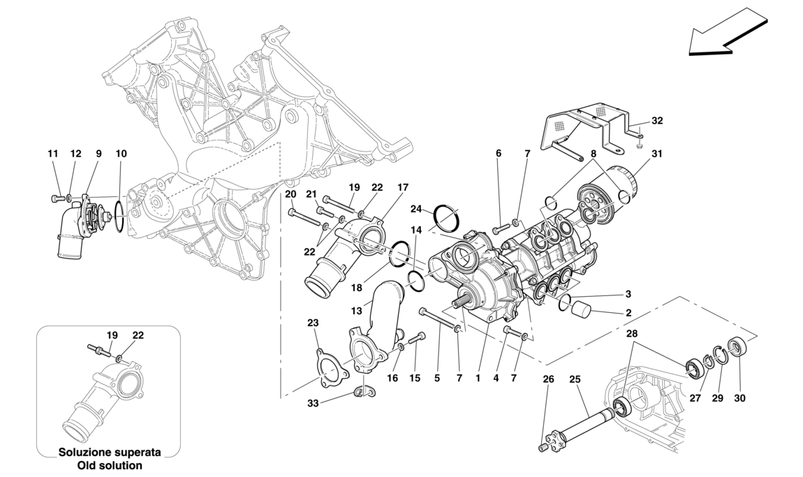 Schematic: Oil / Water Pump