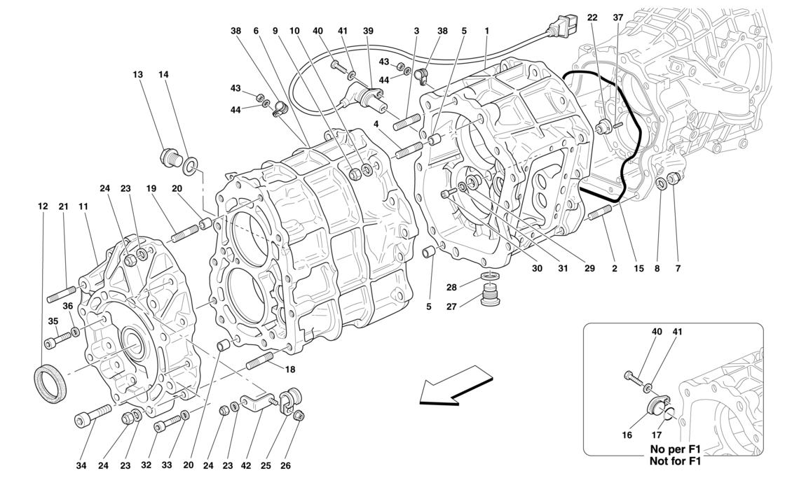 Schematic: Gearbox Housing