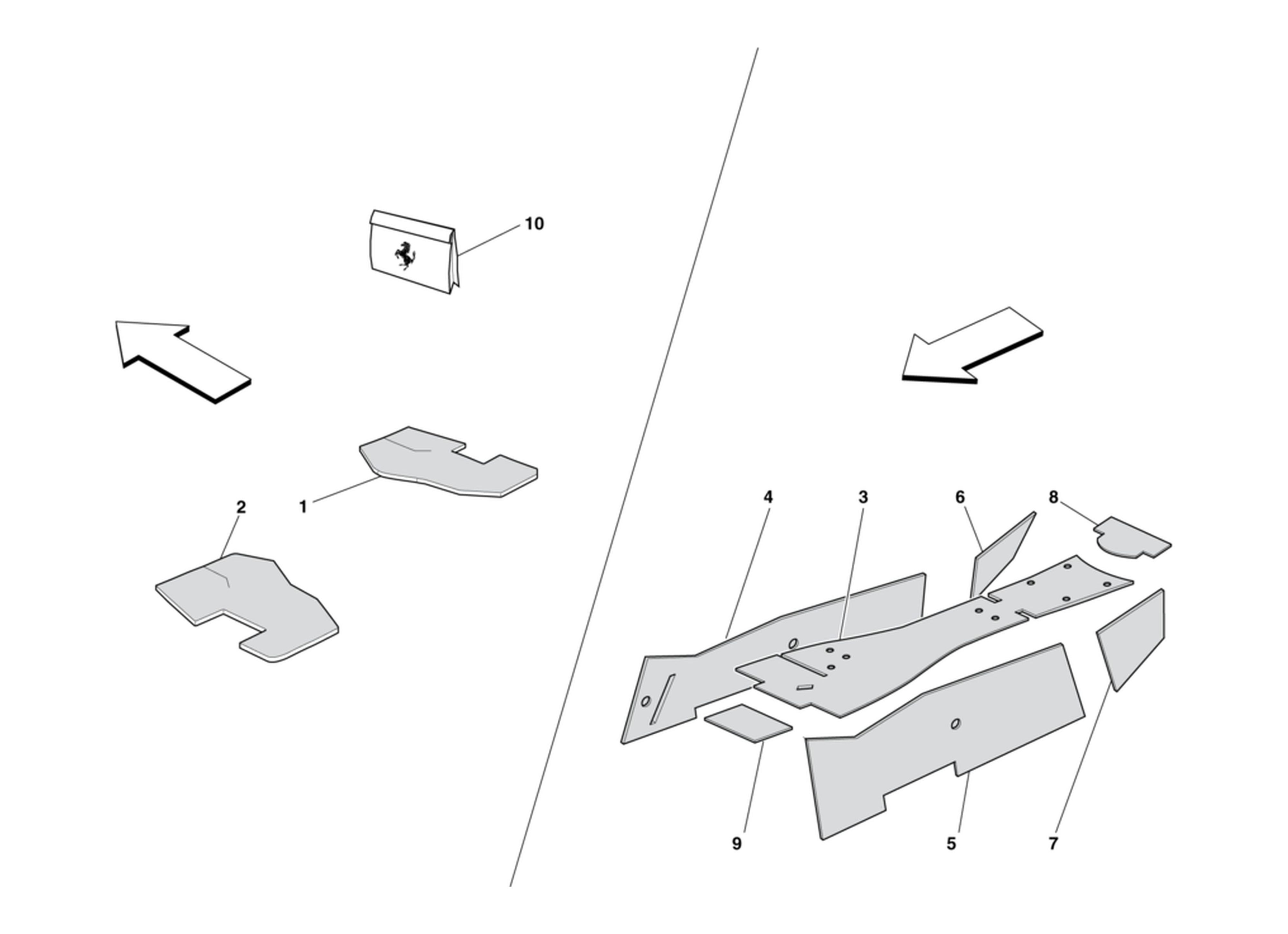 Schematic: Passenger Compartment Insulation