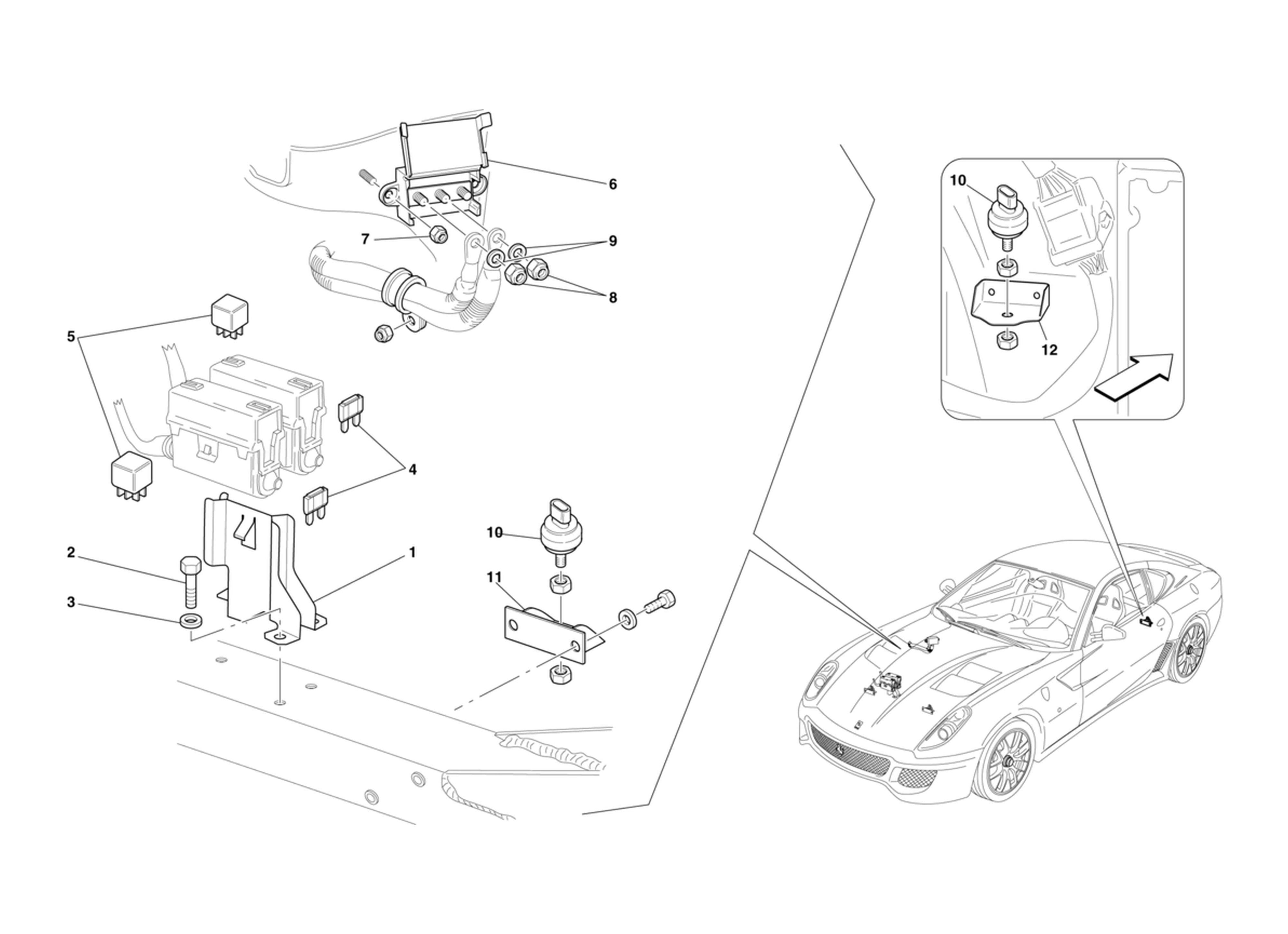 Schematic: Engine Compartment Ecus