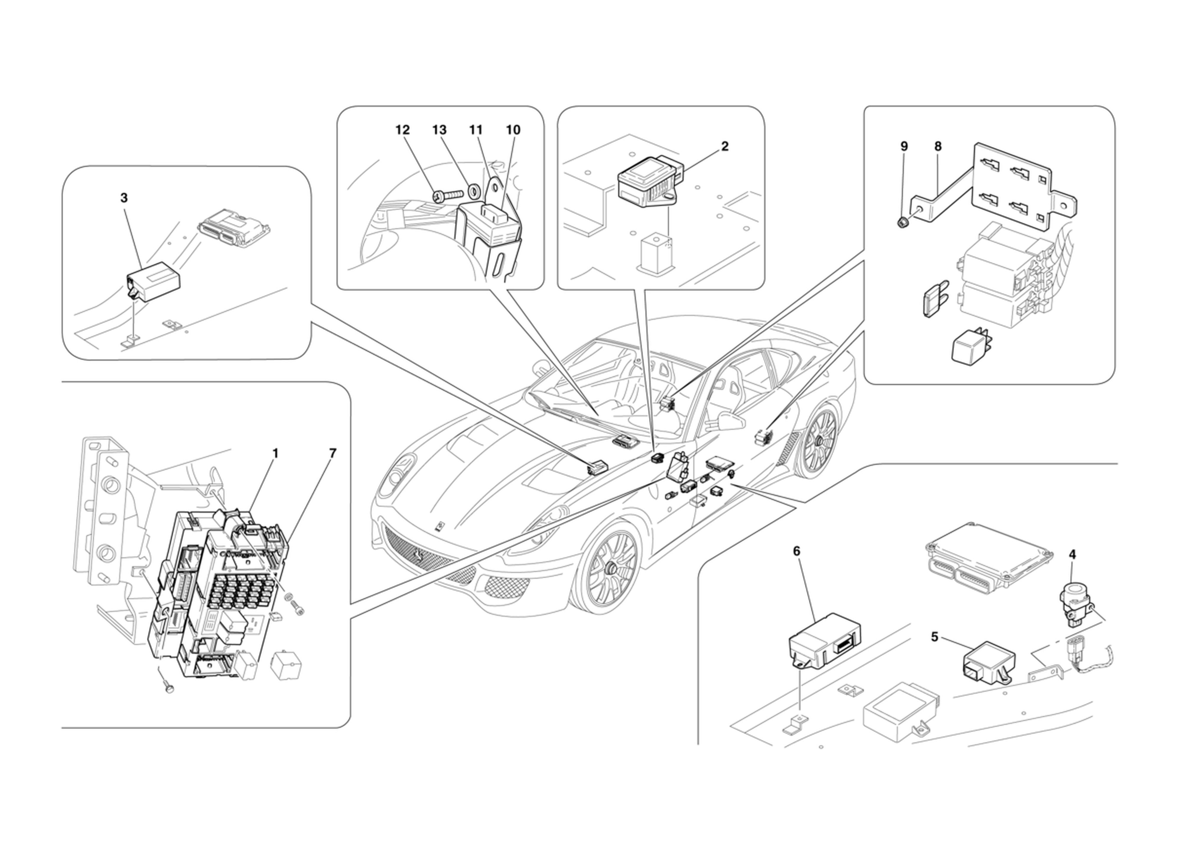 Schematic: Passenger Compartment Ecus