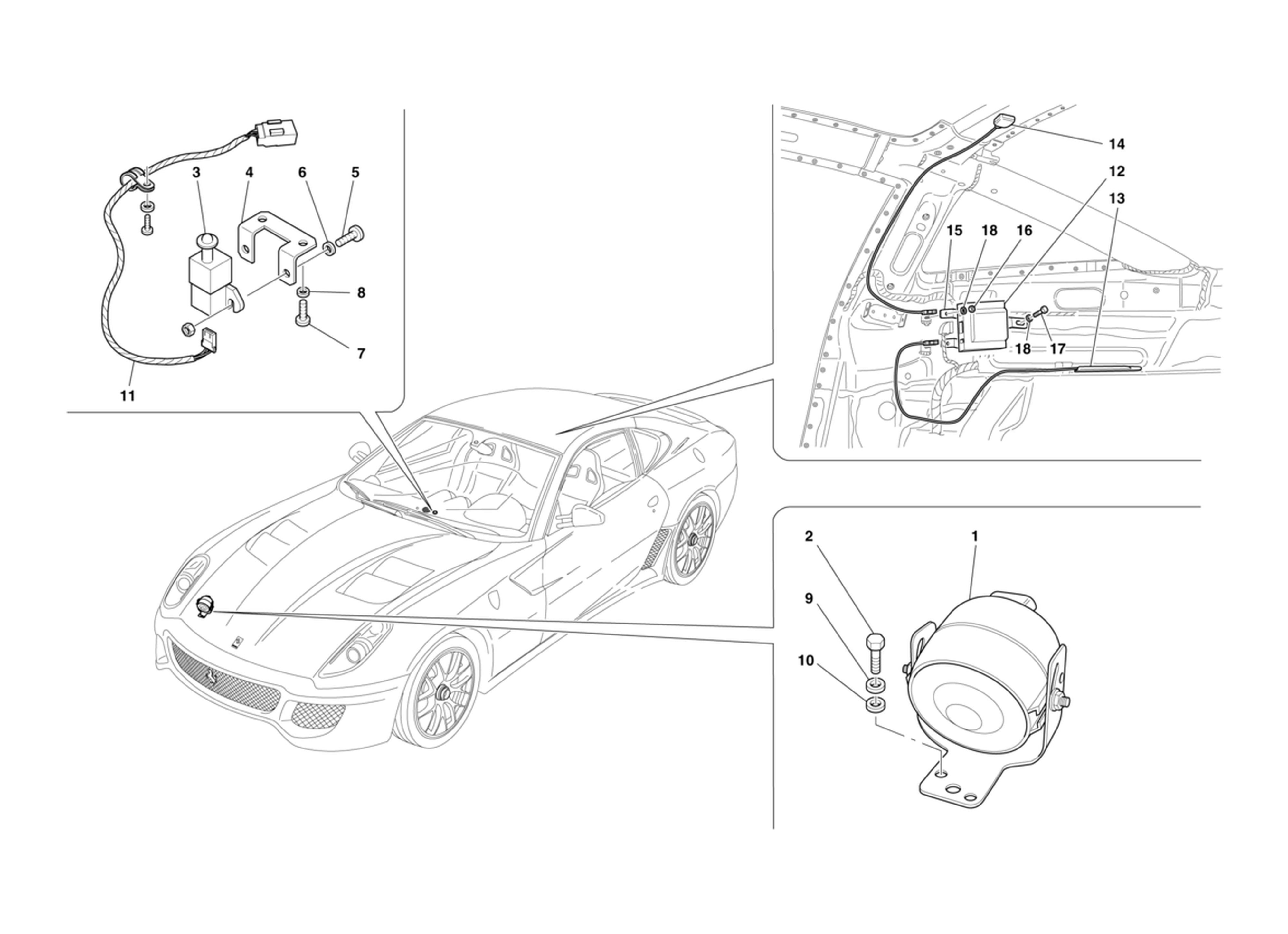 Schematic: Antitheft System Ecus And Devices