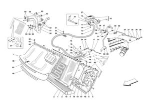 Cooling System Radiator And Header Tank