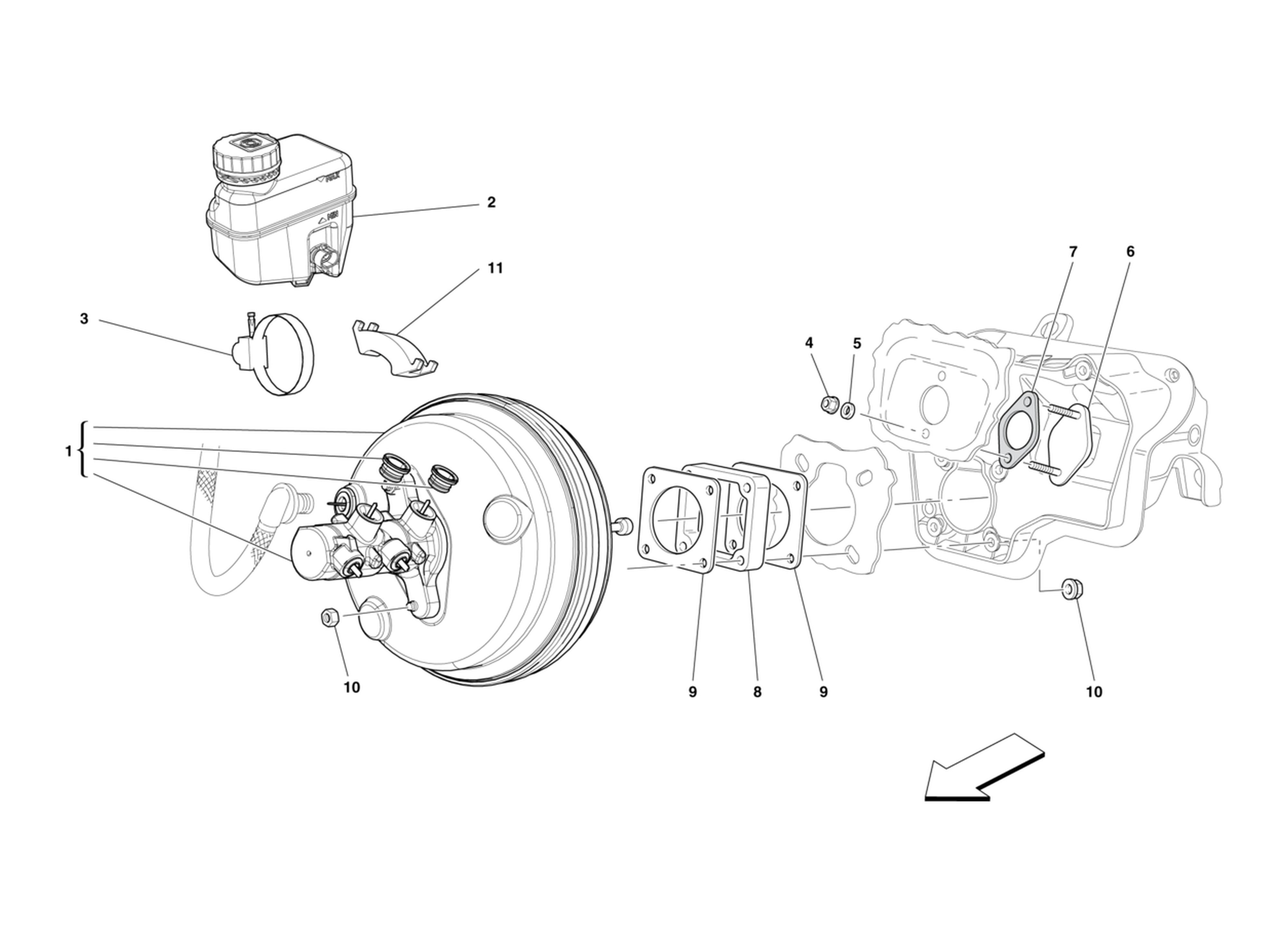 Schematic: Hydraulic Brake And Clutch Control