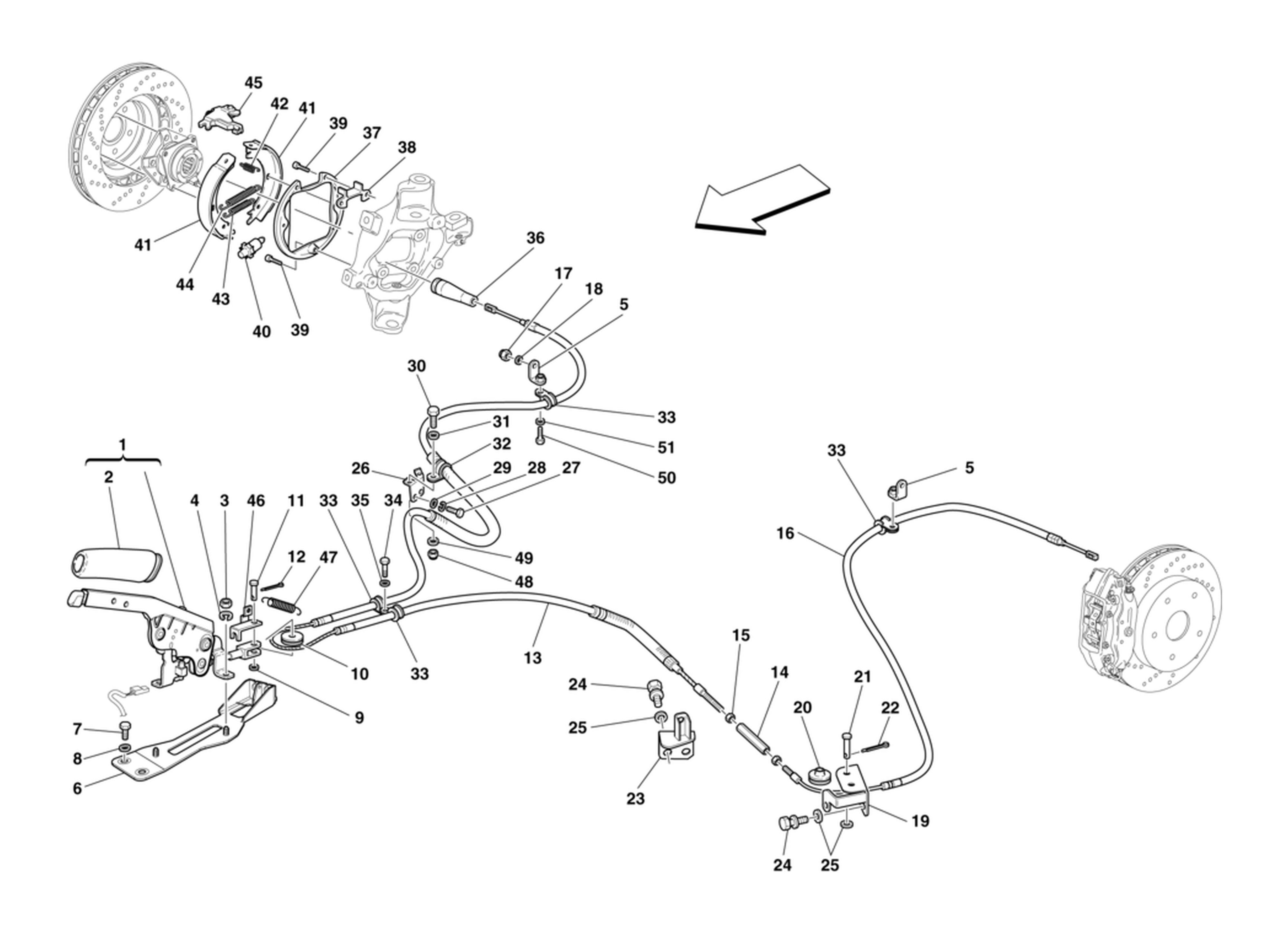 Schematic: Parking Brake Control