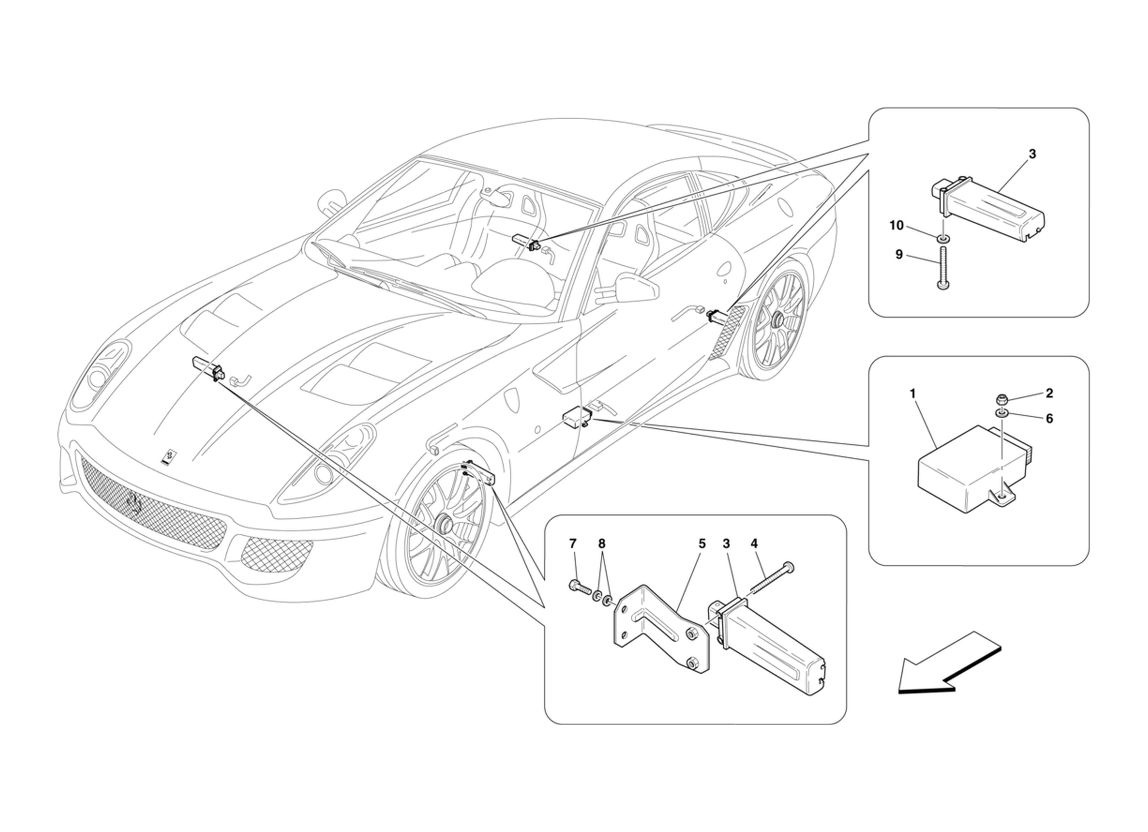 Schematic: Tyre Pressure Monitoring System