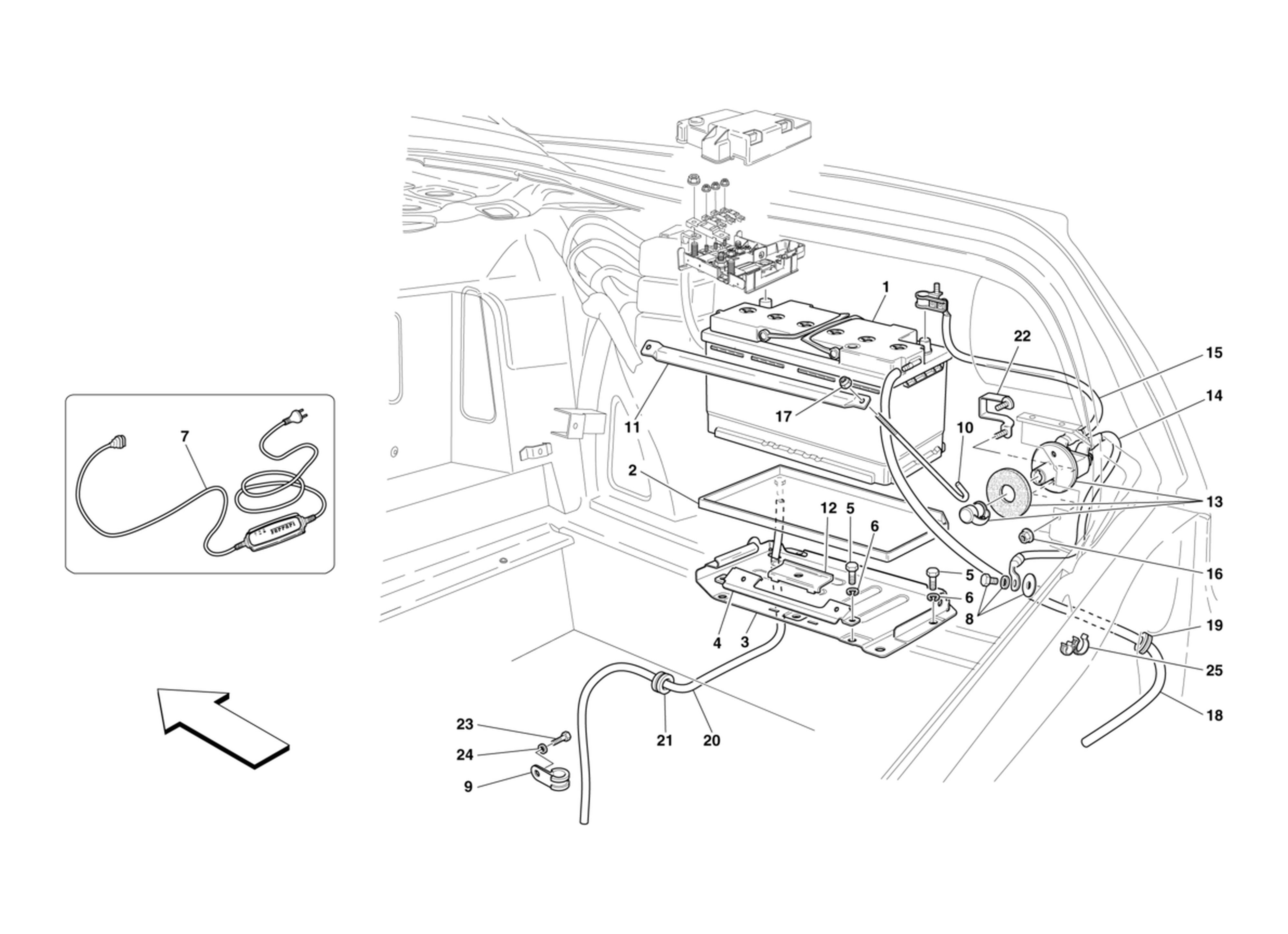 Schematic: Battery