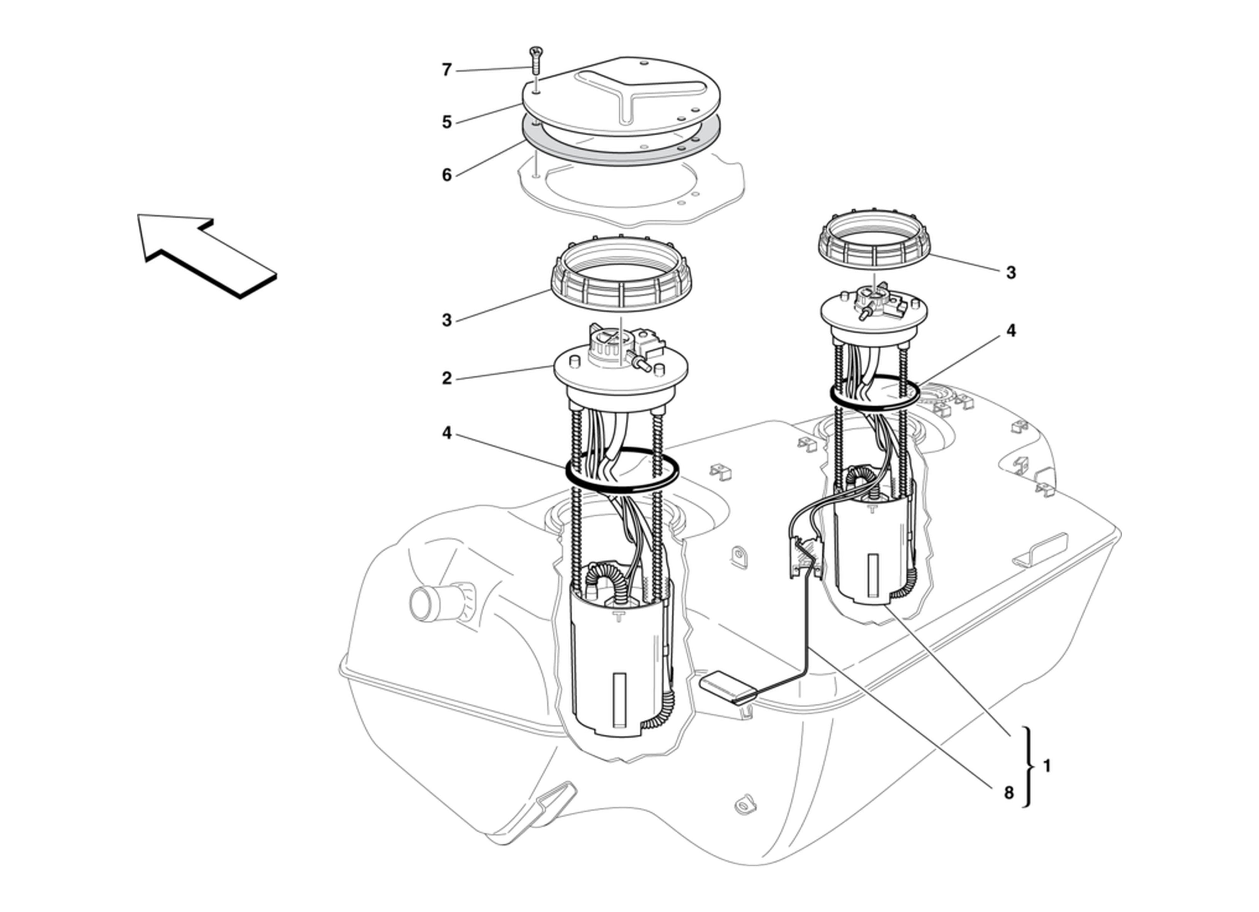 Schematic:  Fuel Pump