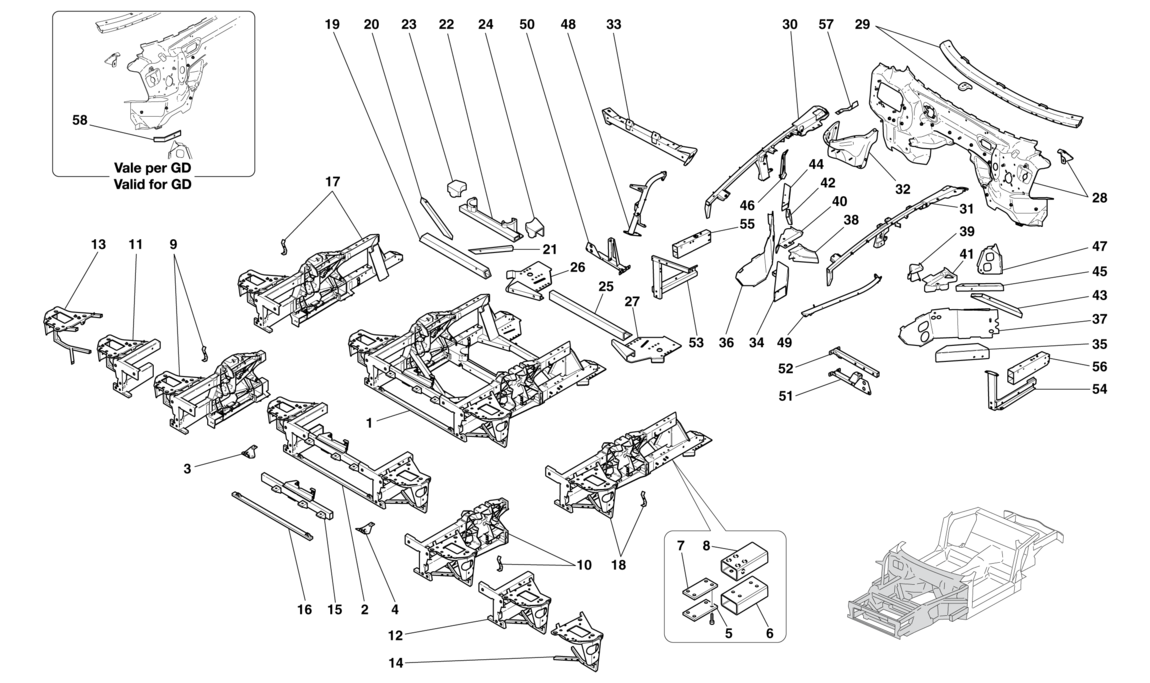 Schematic: Front Structures And Components