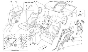 Rear Seat - Seat Belts