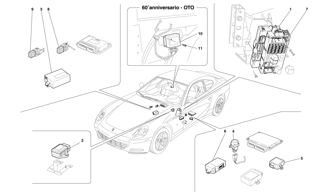 Schematic: Passenger Compartment Ecus