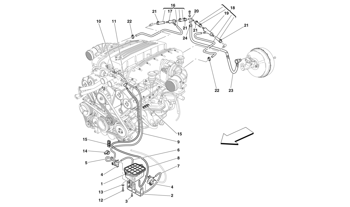 Schematic: Pneumatic Actuator System