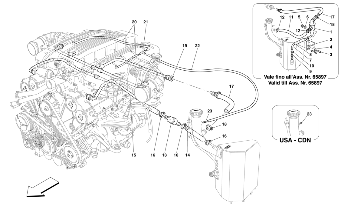 Schematic: Blow-By System