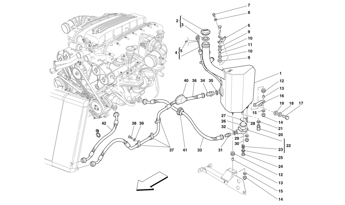 Schematic: Lubrication System - Tank