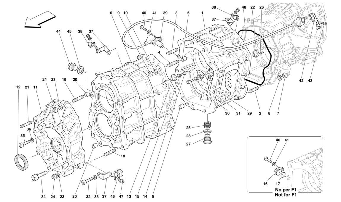 Schematic: Gearbox Housing