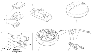 Spare Wheel And Accessories - Optional