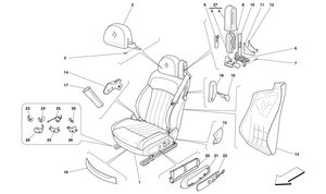 Electric Front Seat Trim And Accessories