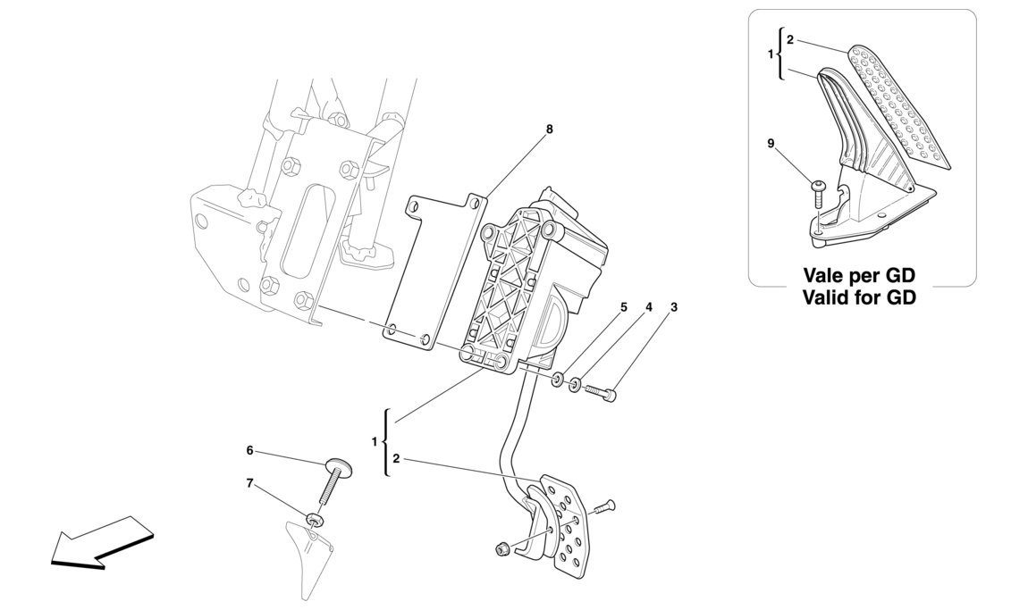 Schematic: Electronic Accelerator Pedal