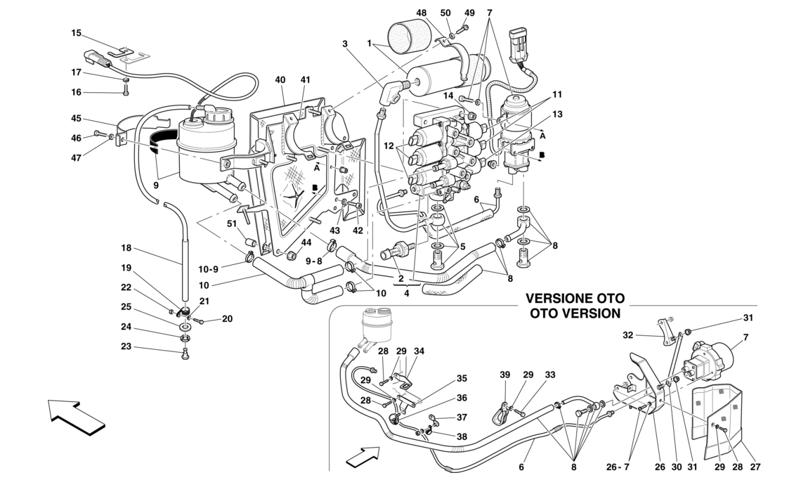 Schematic: Power Unit And Tank Applicable For F1