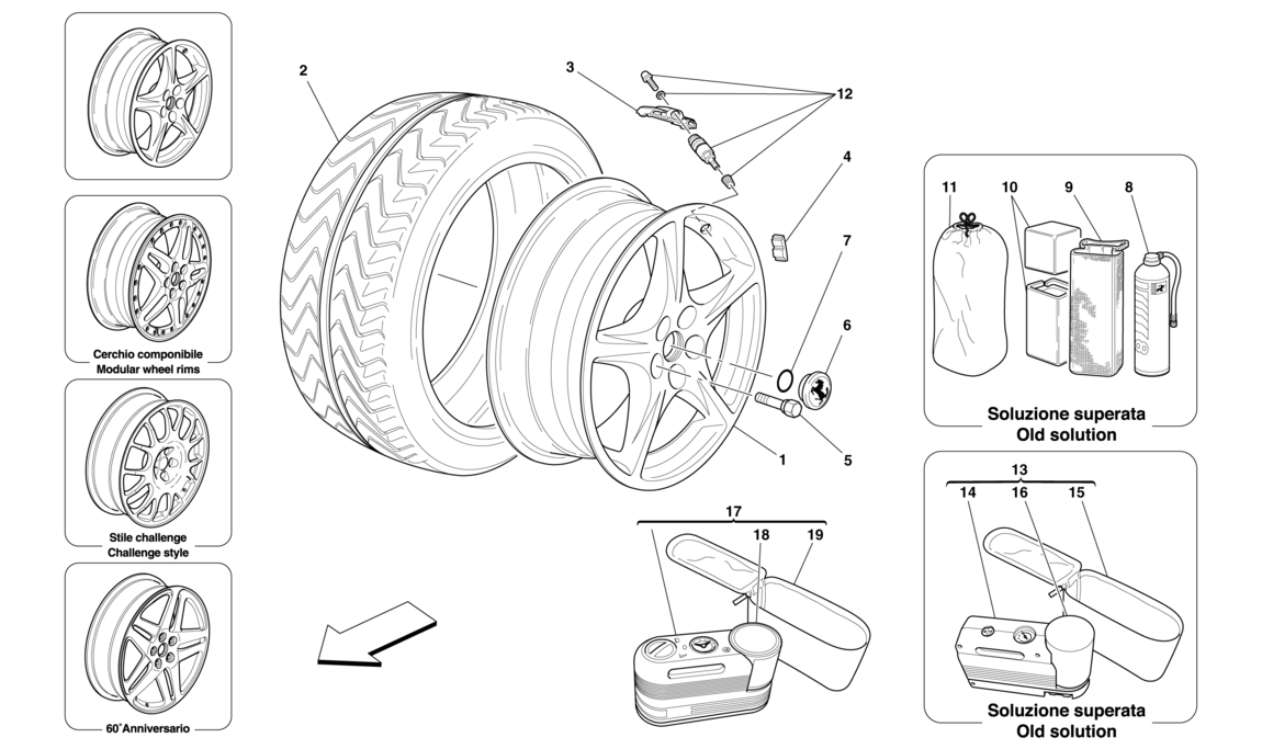 Schematic: Wheels