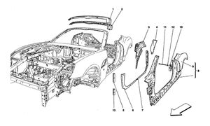 Bodywork And Central Outer Trim Panels