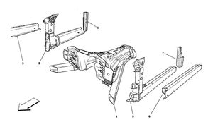 Central Structural Frames And Sheet Panels