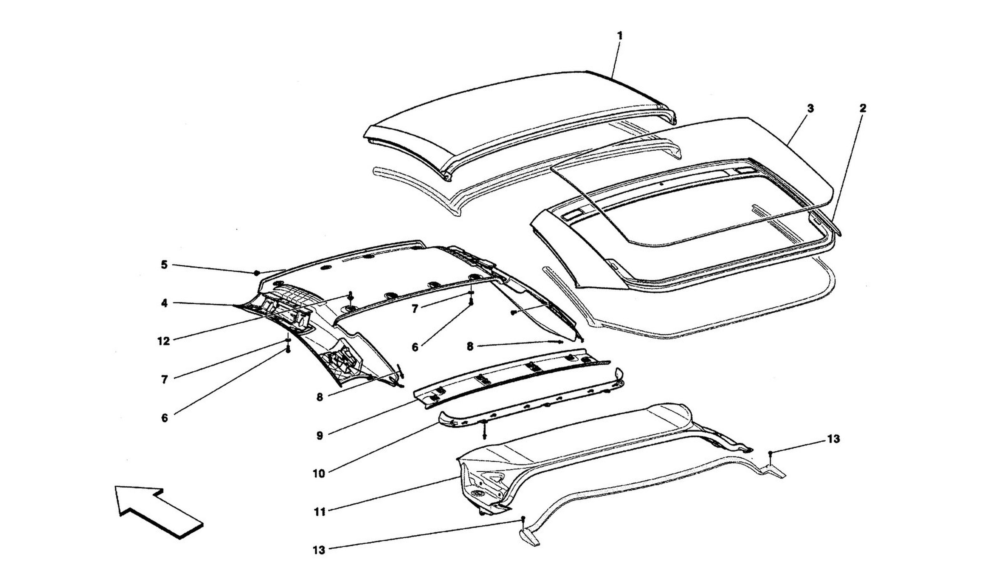 Schematic: Electrical Capote: Linings