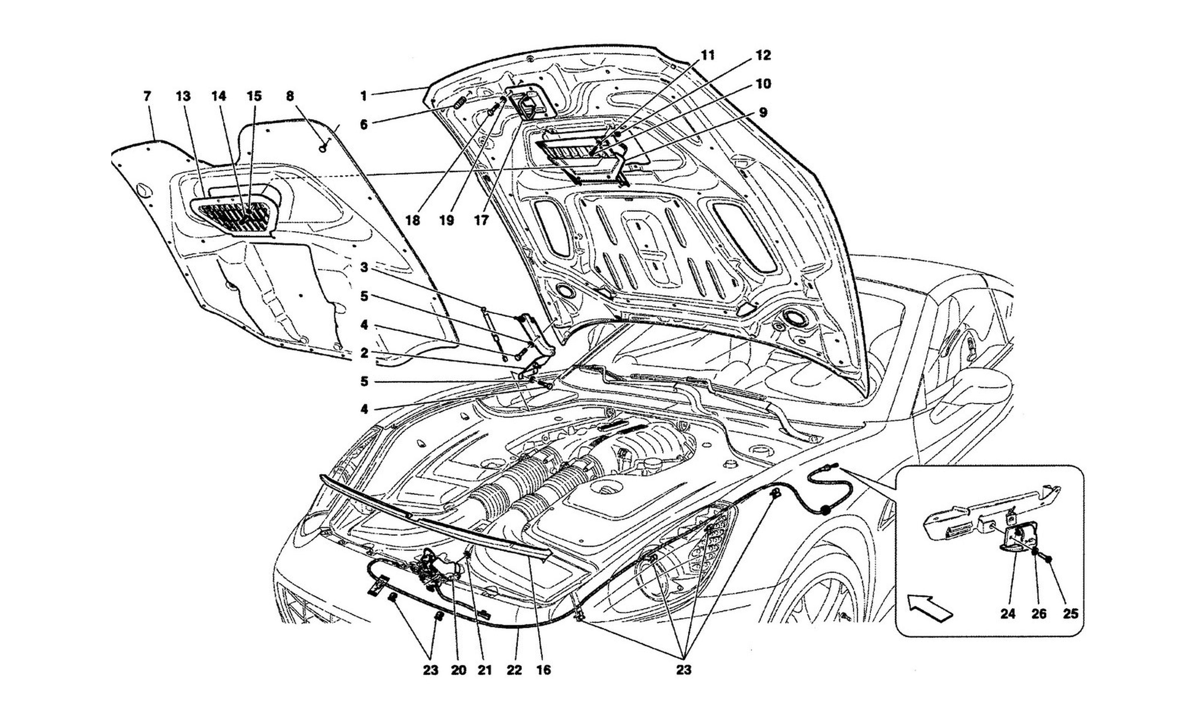 Schematic: Front Lid