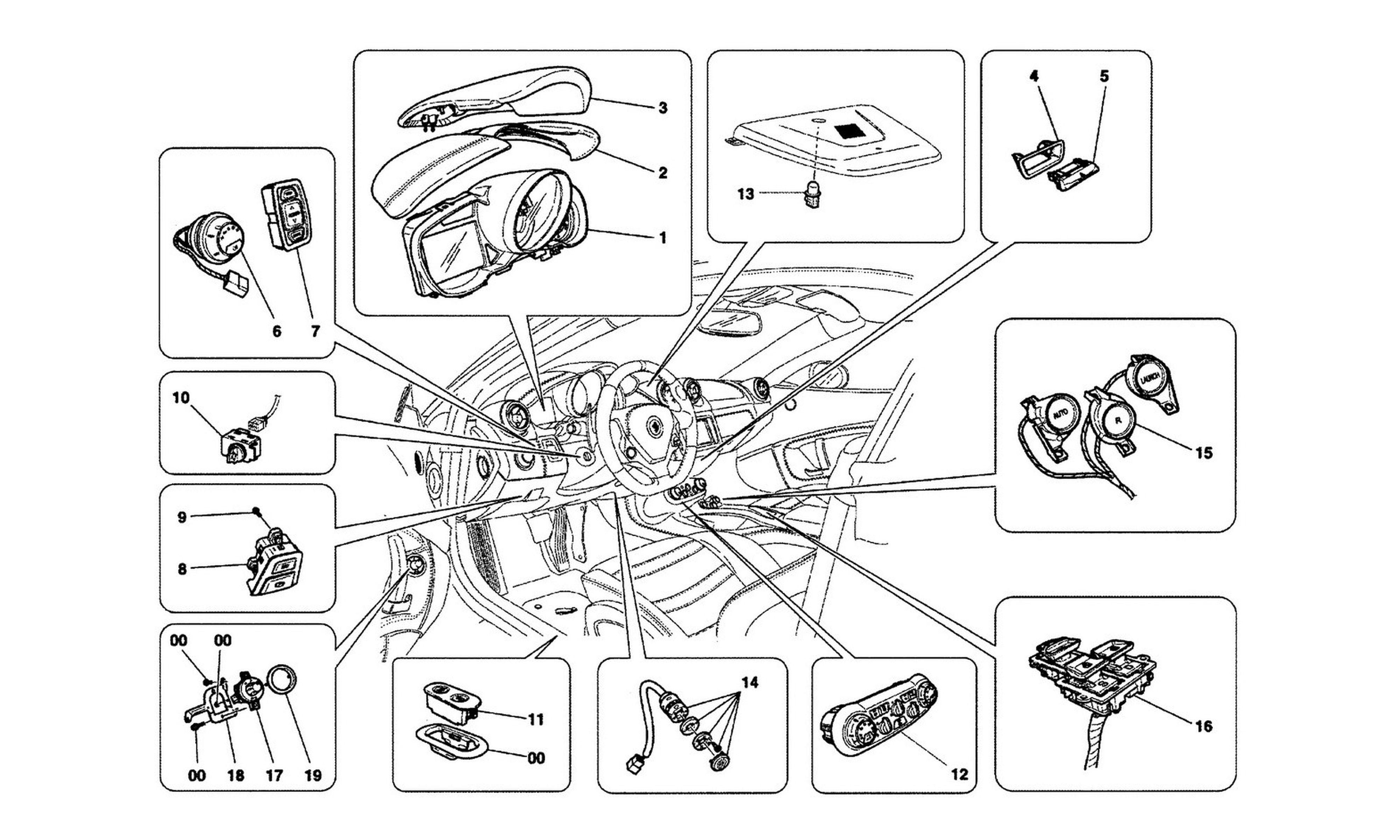 Schematic: Passenger Compartment Devices