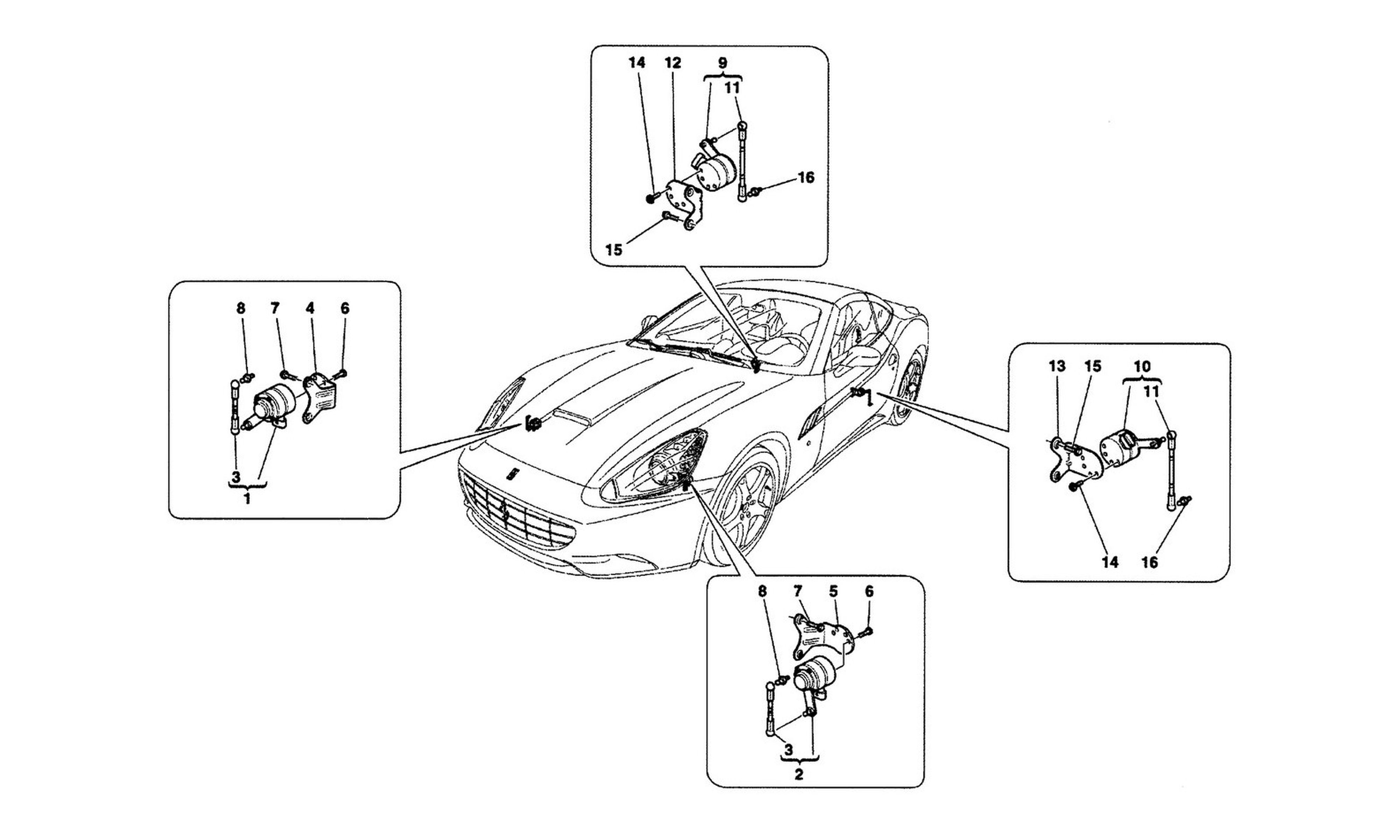 Schematic: Electronic Control (Suspension)