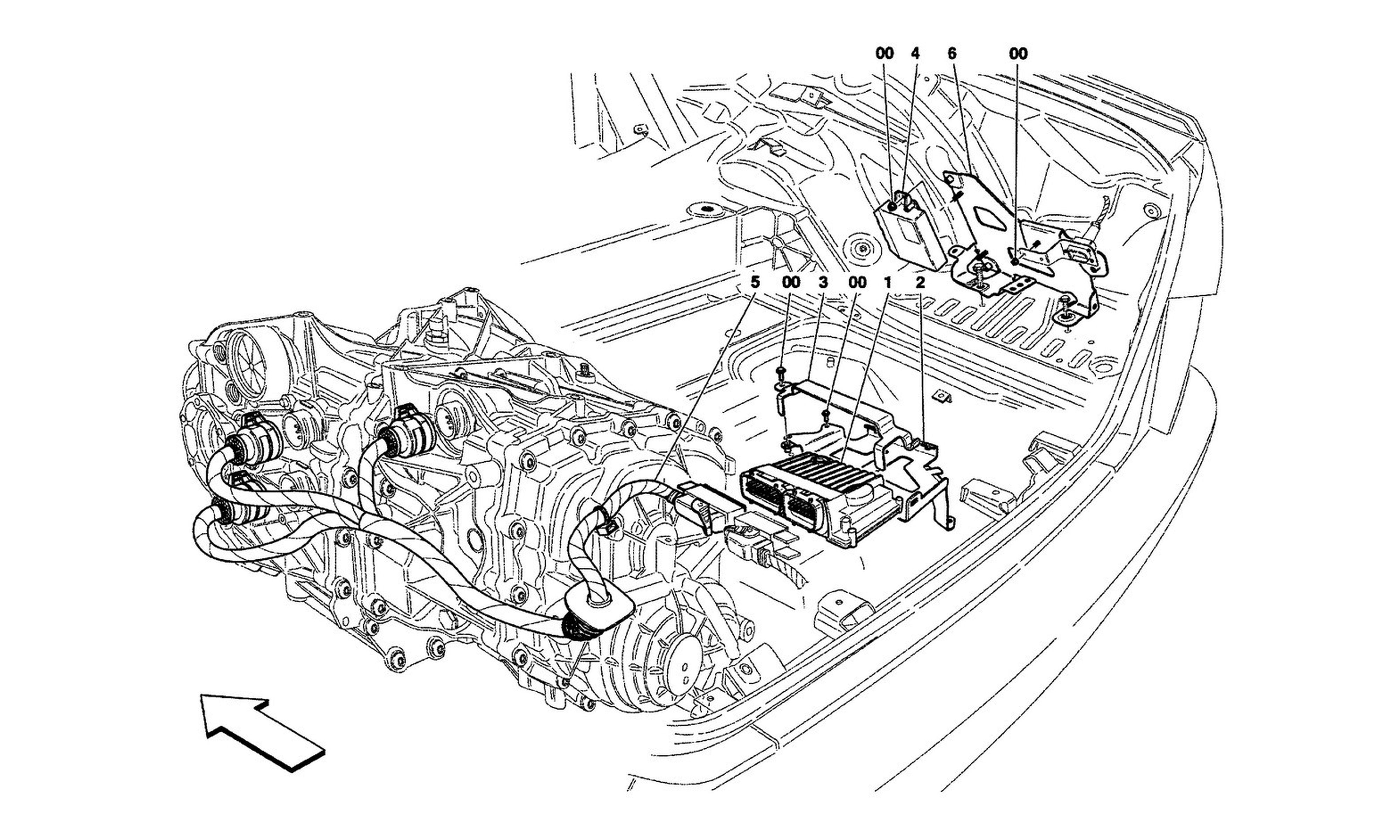 Schematic: Trunk Compartment Control Stations