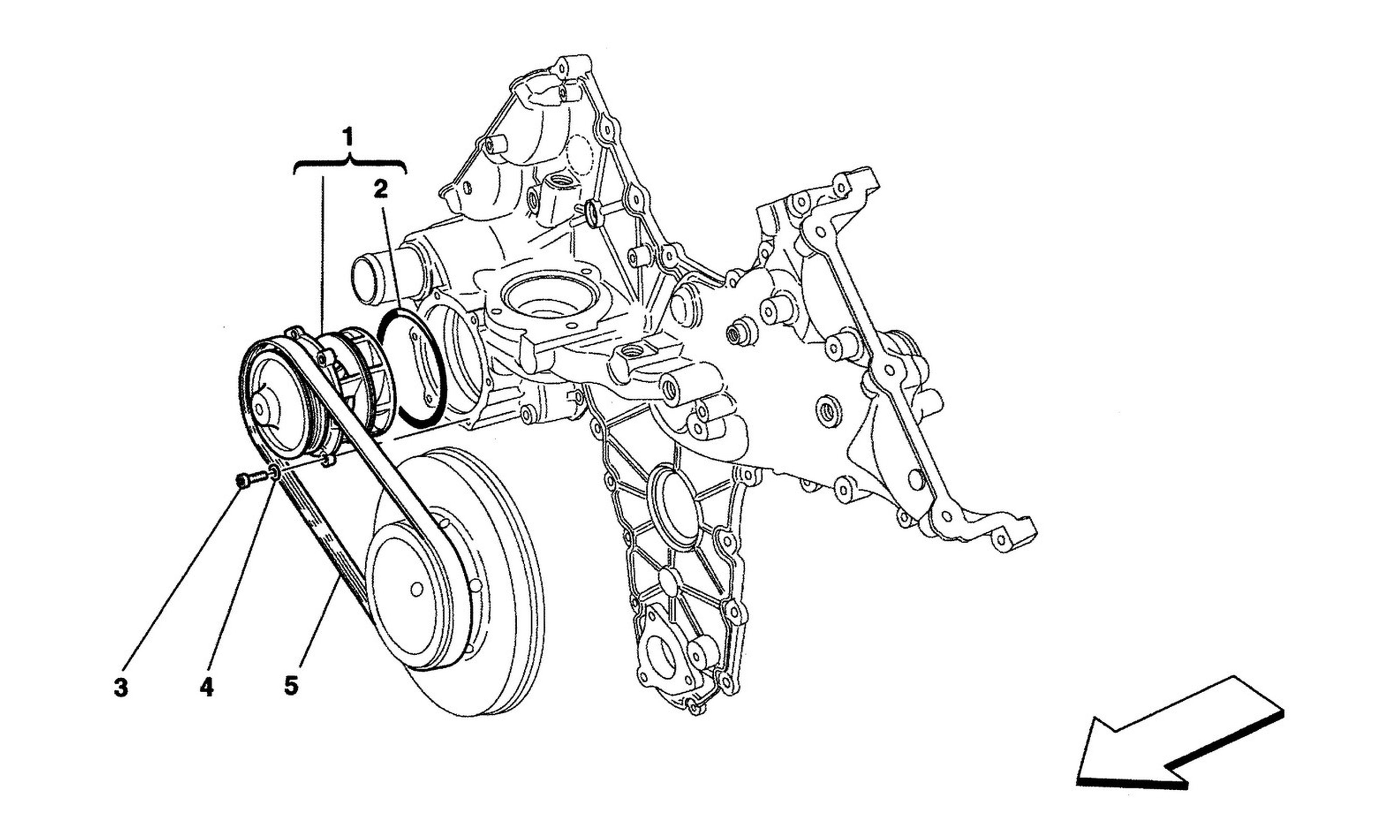 Schematic: Cooling System: Water Fump