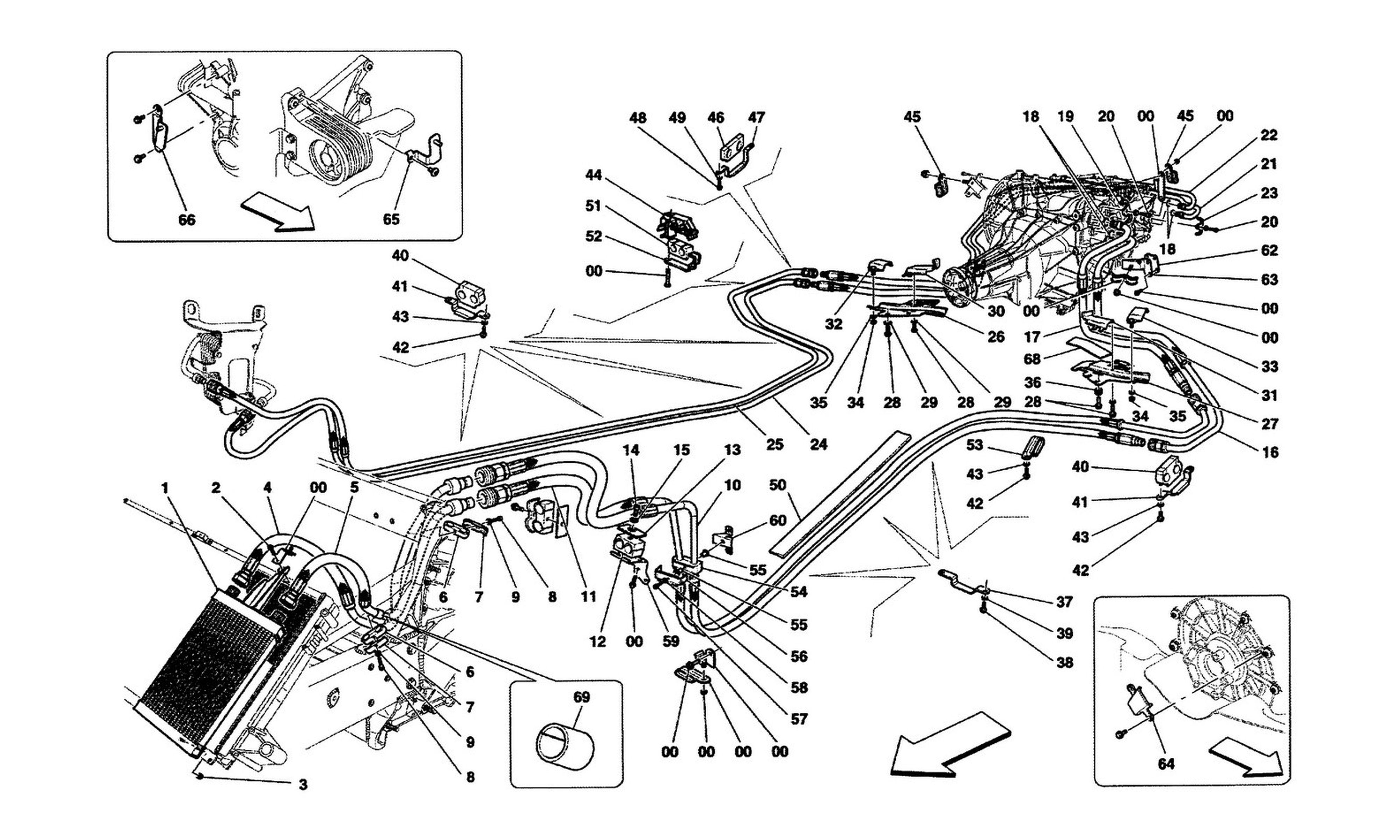 Schematic: Lubrication And Gearbox Oil Cooling