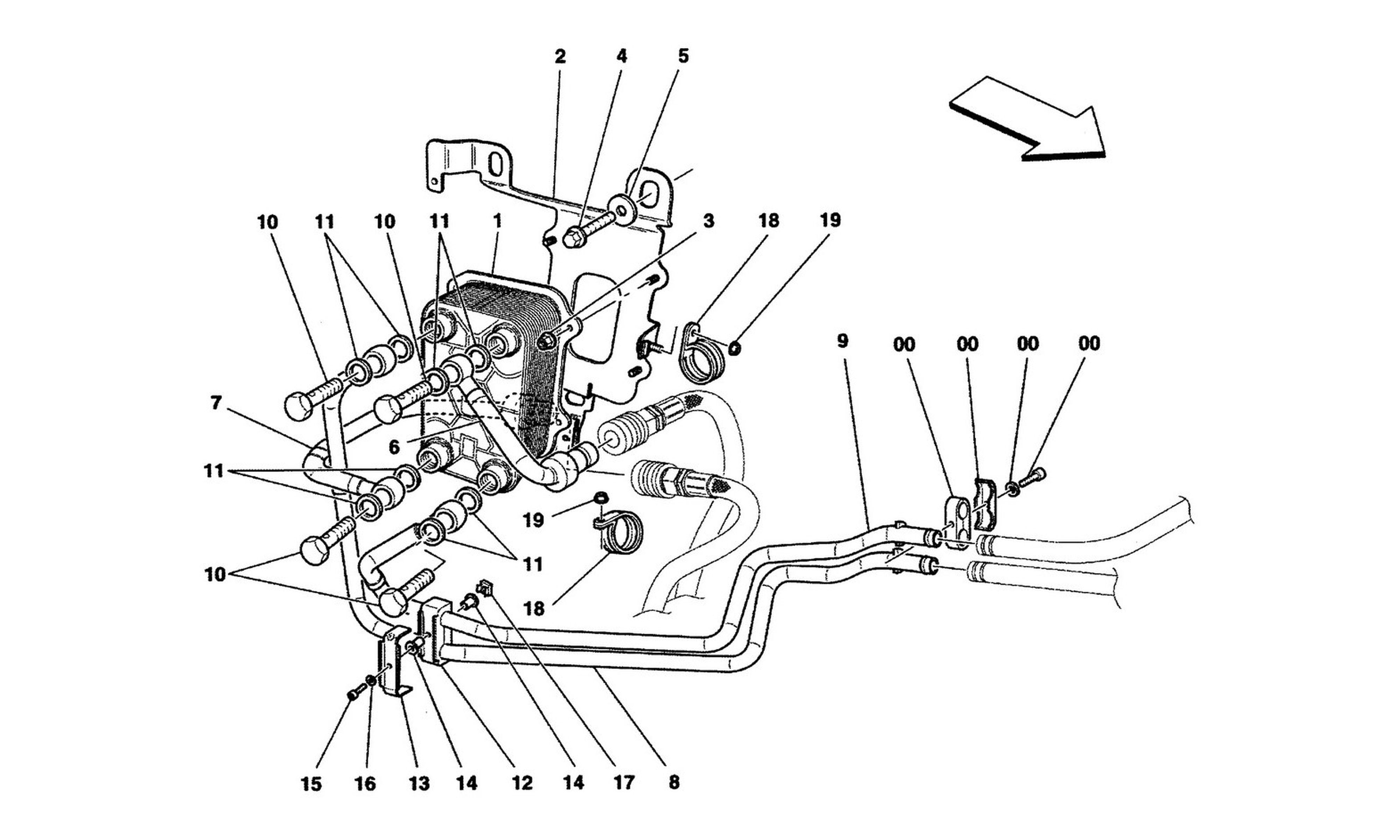 Schematic: Lubrication And Gearbox Oil Cooling