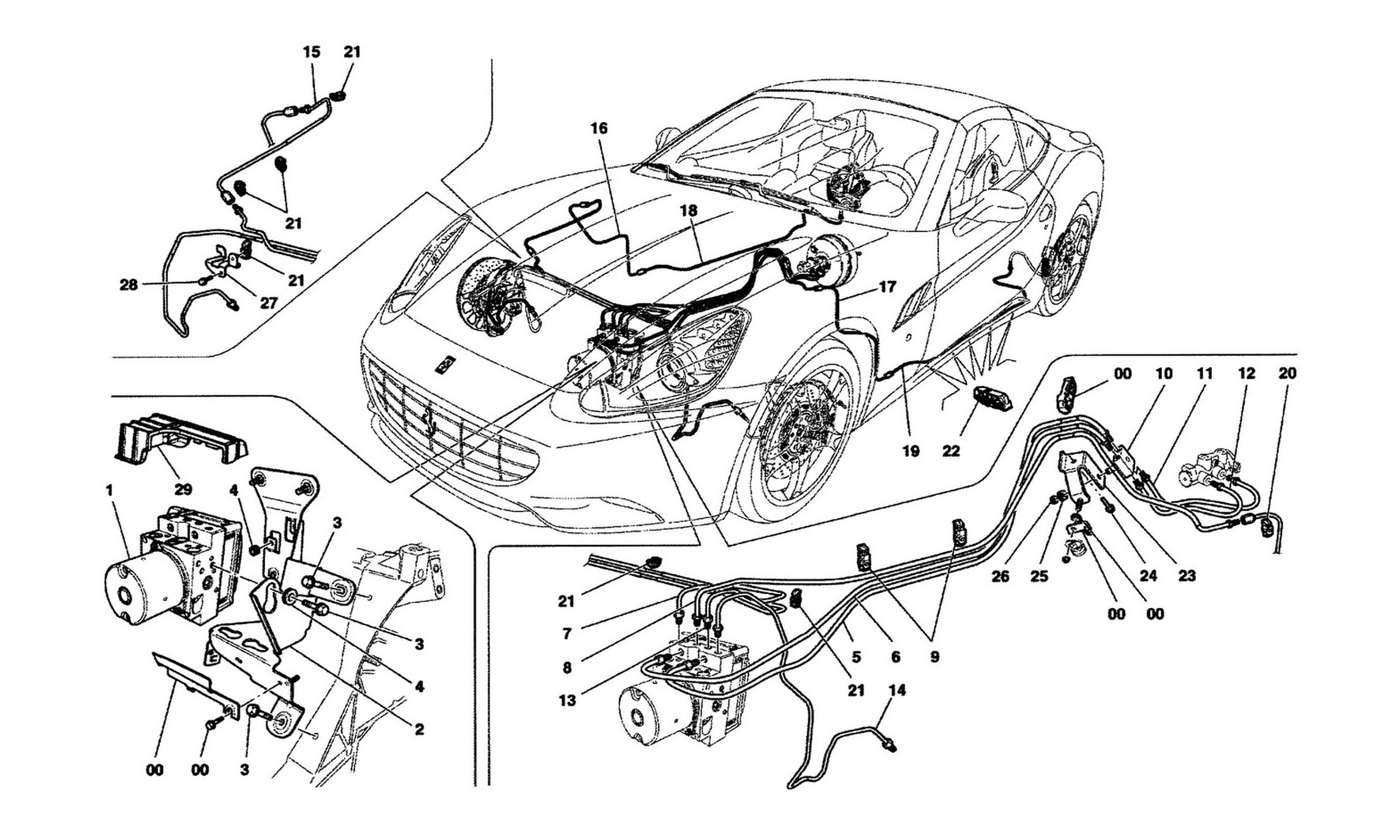Schematic: Brake System -Not For Gd-